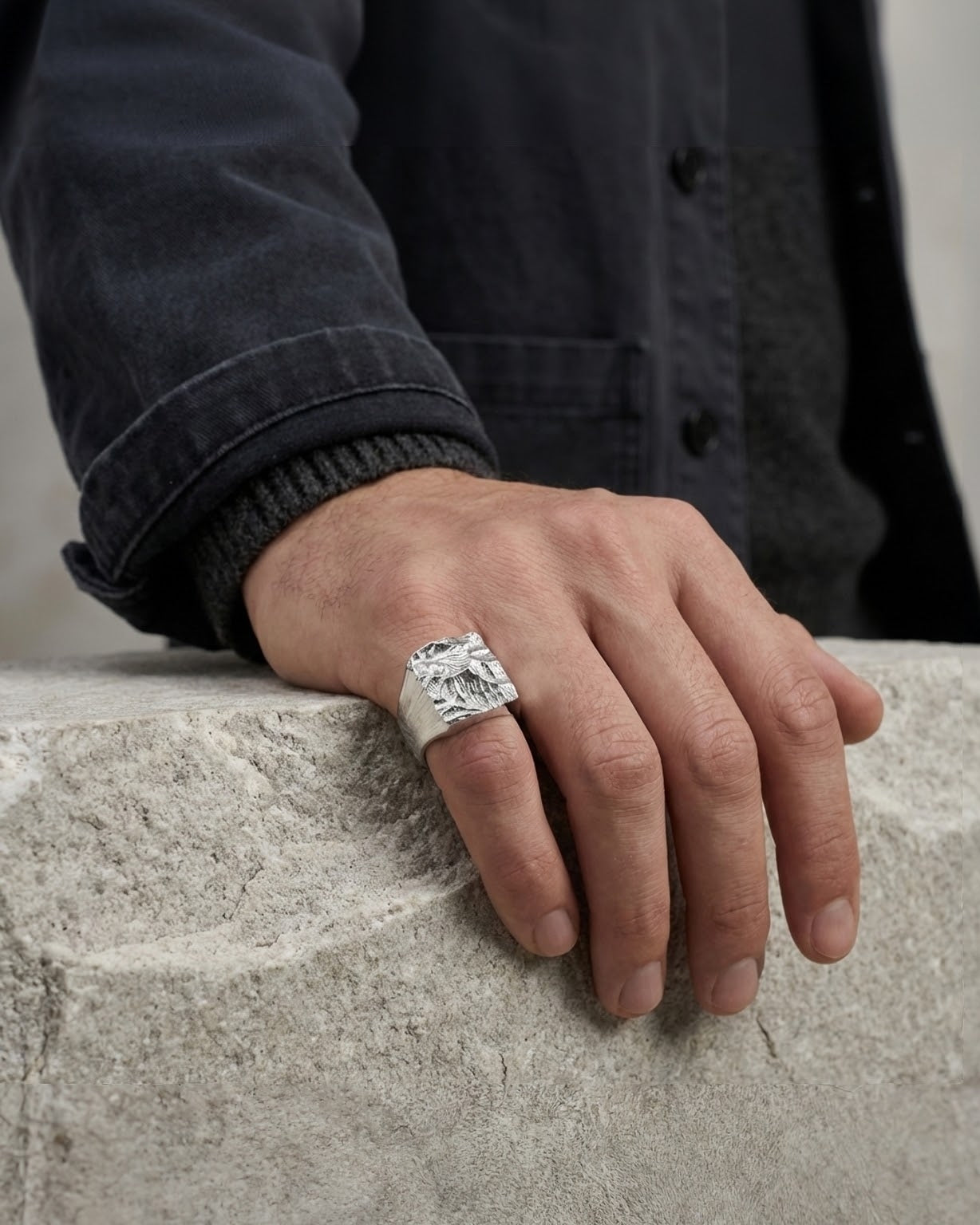 Statement Signet Ring | 925 Silver