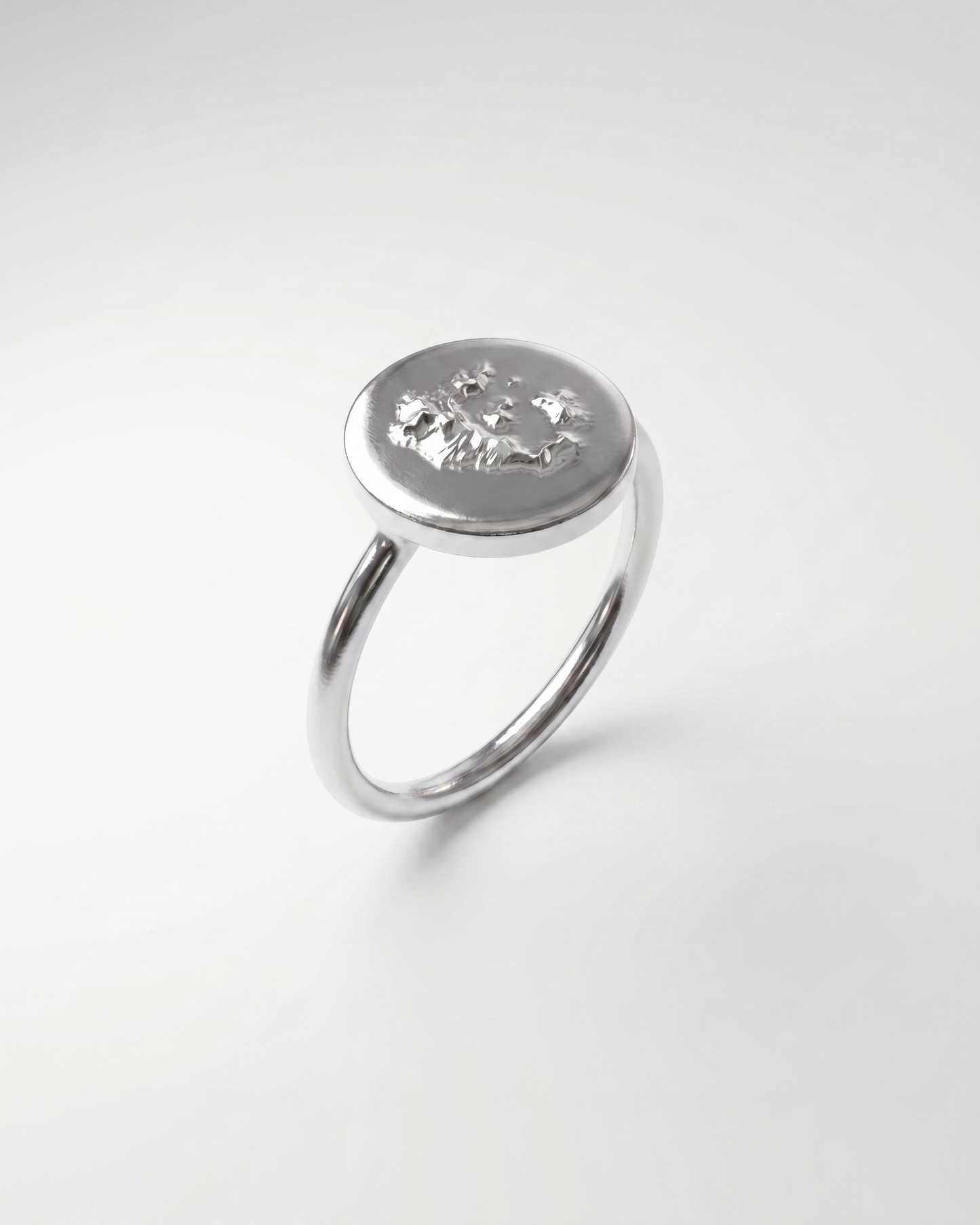 Classic Disc Ring | 925 Silver