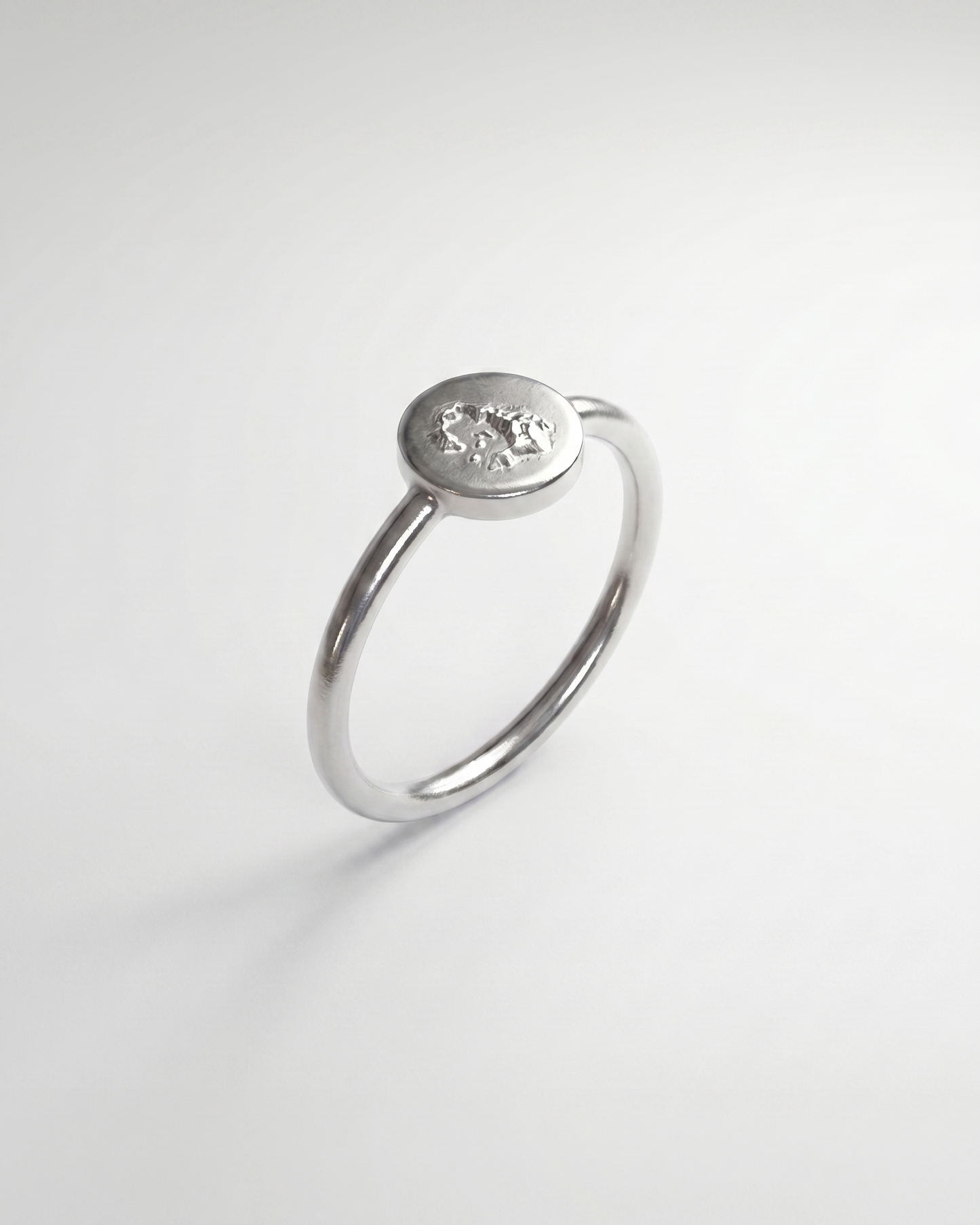 Subtle Disc Ring | 925 Silver