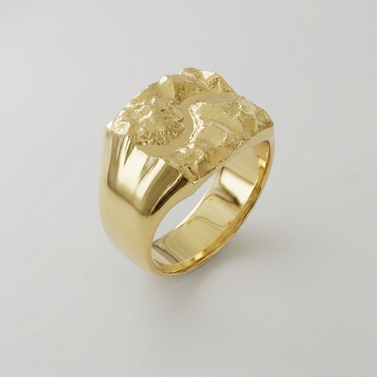 Statement Signet Ring | 9k Gold