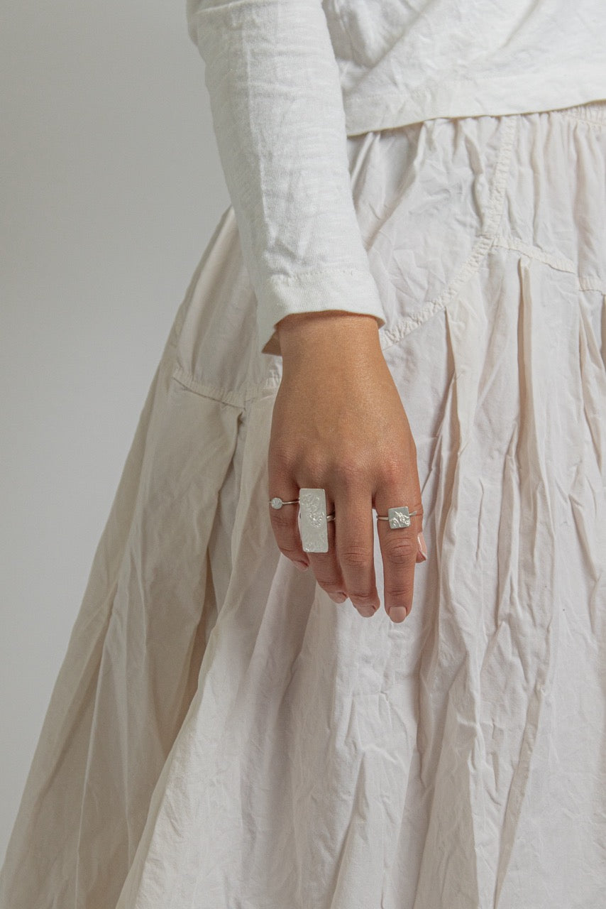 Subtle Disc Ring | 925 Silver